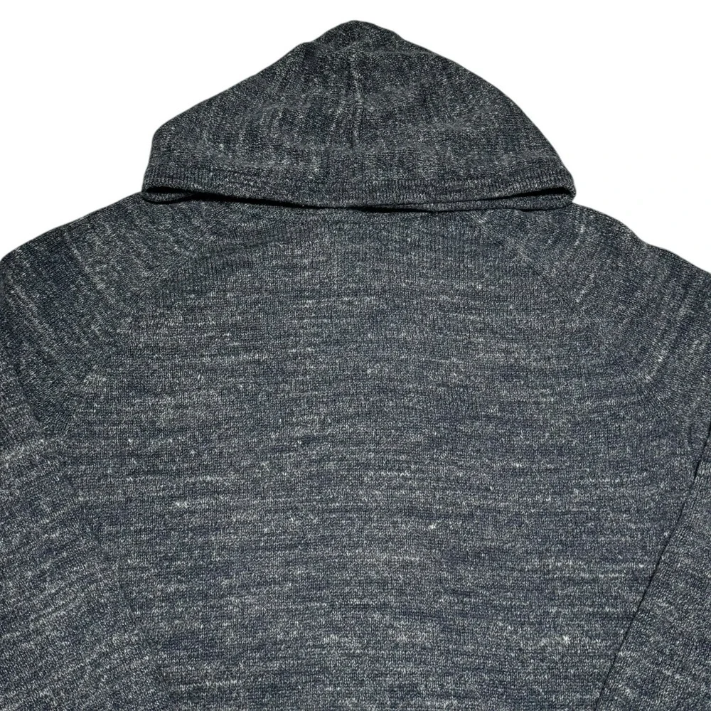 Banana Republic Gray Raglan Cut Hoodie Sweatshirt Adult Large